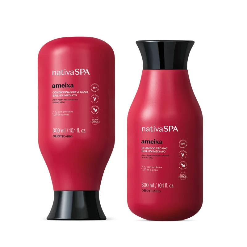 Nativa SPA Ameixa: Shampoo 300ml + Condicionador 300ml