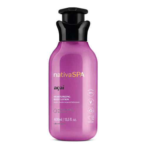 Nativa SPA Açaí Body Deodorant Moisturizing Lotion 400ml