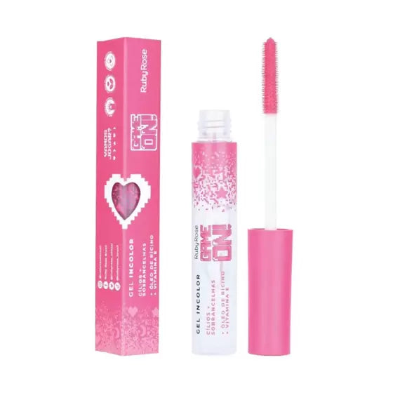 Ruby Rose - Clear Gel for Eyelashes and Eyebrows Game On