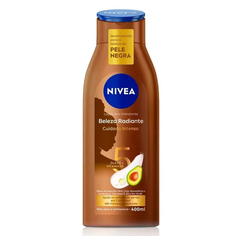 Nivea Radiant Beauty Intense Care Feuchtigkeitscreme für den Körper, 400 ml