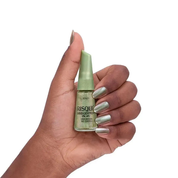 Esmalte Metálico Risqué Bridgerton Uma Abelha Me Contou 8ml