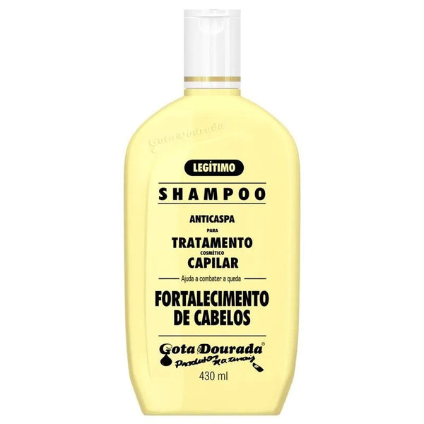 Gota Dourada  Strengthening Shampoo Anti Dandruff  Anti Caspa  430ml