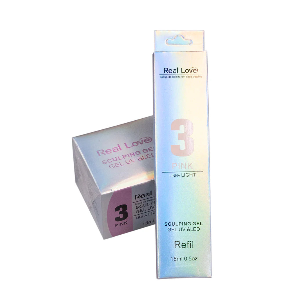 Kit Especial Gel de Alongamento para Unhas - Linha Light -15ml + Refil 15ml