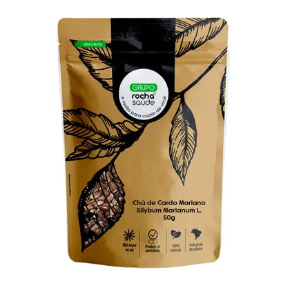 Milk Thistle Tea - Silybum Marianum L. - 50g - Rocha Saúde