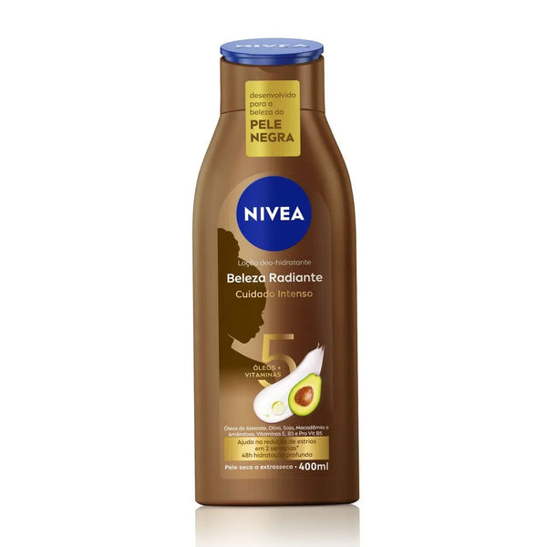 Creme Hidratante Corporal Nivea Beleza Radiante Cuidado Intenso 400ml