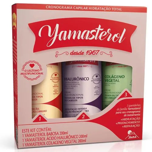 Yamá Hair Care Schedule Kit - Total Hydration Yamasterol