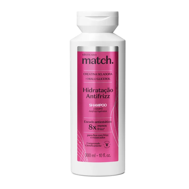 Shampoo Match Hidratação Antifrizz 300ml