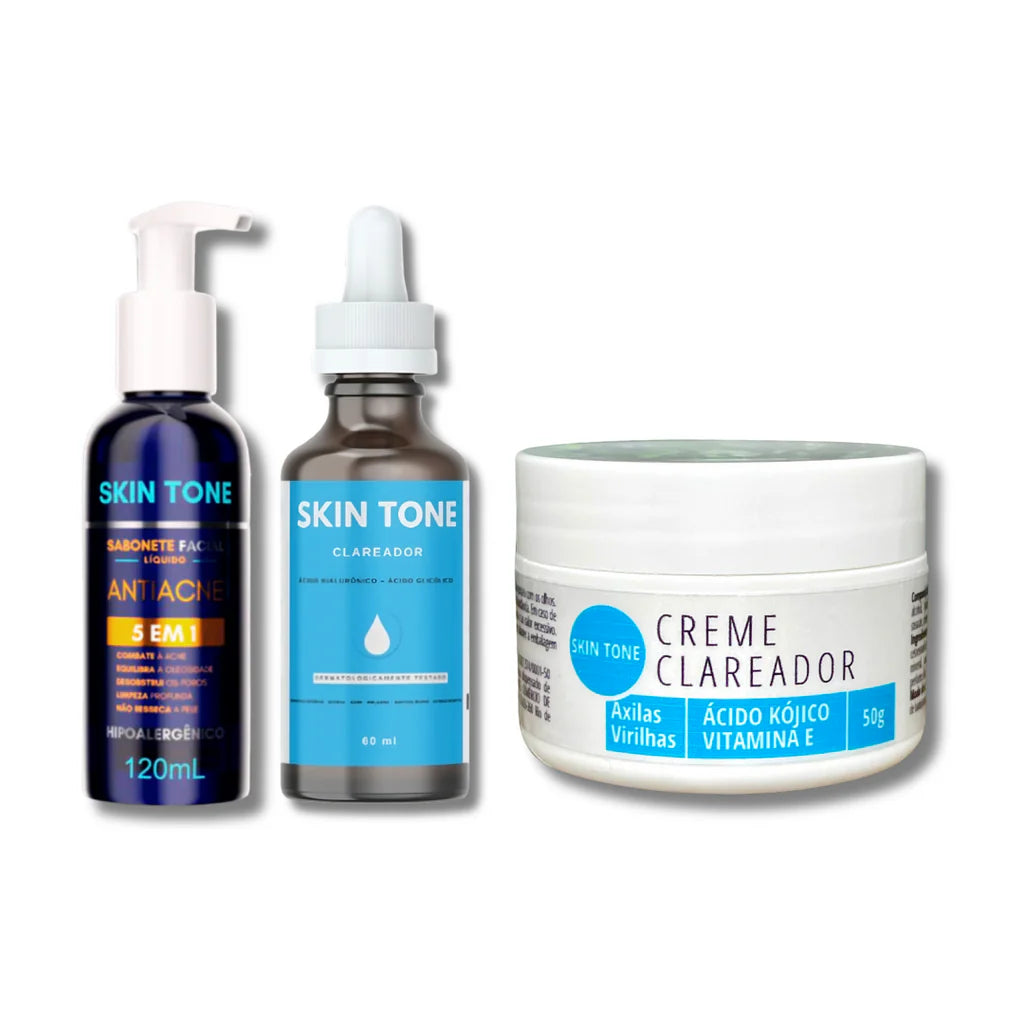 Kit Sérum + Creme + Sabonete Facial