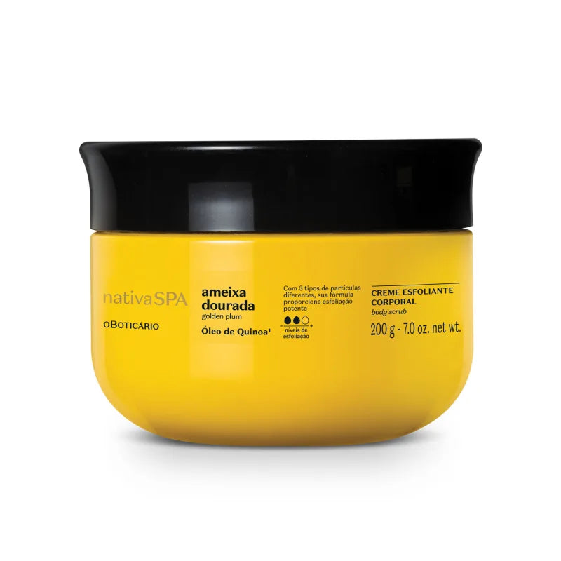 Creme Esfoliante Corporal Nativa Spa Ameixa Dourada 200g