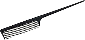 MARCO BONI PROFESSIONAL COMB CARBON STEEL POINTED HANDLE AND FINE TEETH