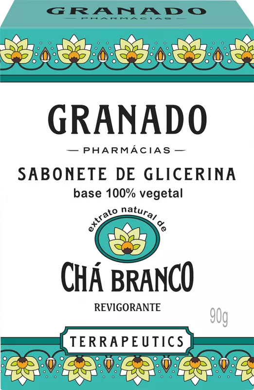 Sabonete Granado Glicerina Chá Branco Terrapeutics - 90g