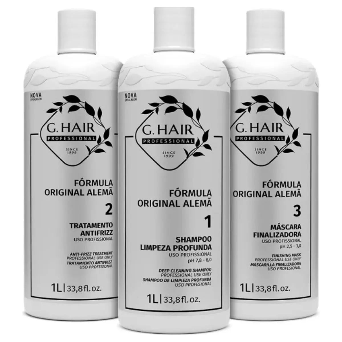 Kit Progressiva Alemã 3x1 Ghair - 1 Litro