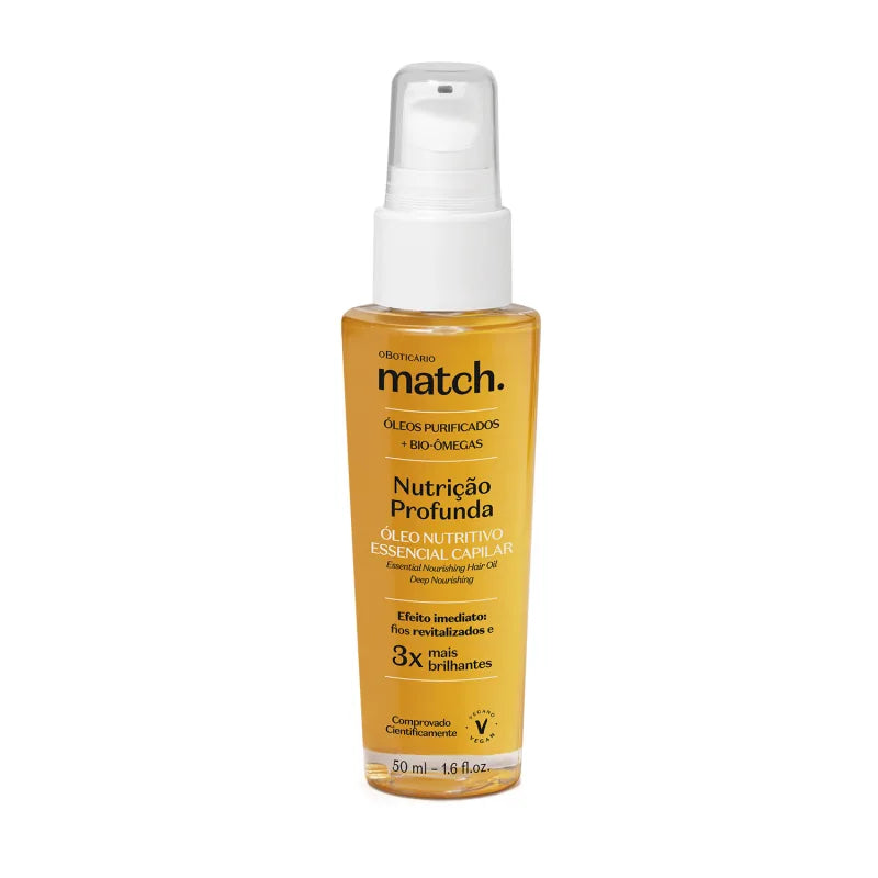 Match Óleo Capilar Nutrição Profunda, 50ML