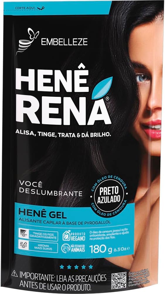 Rená Henna 180 g, blau schwarz