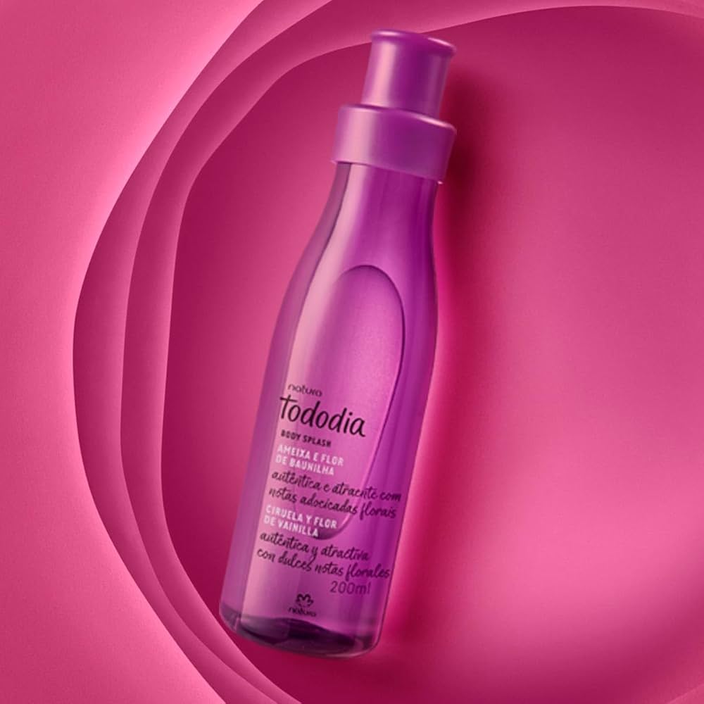 Body Splash Desodorante Colônia Ameixa e Flor de Baunilha - 200ml