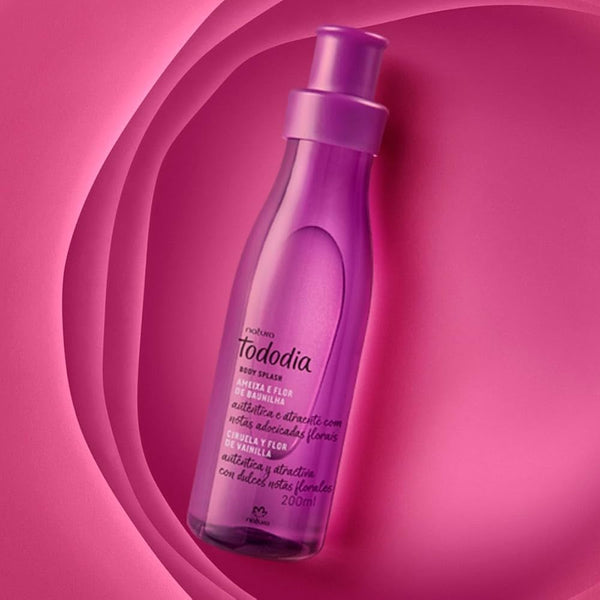 Body Splash Desodorante Colônia Ameixa e Flor de Baunilha - 200ml