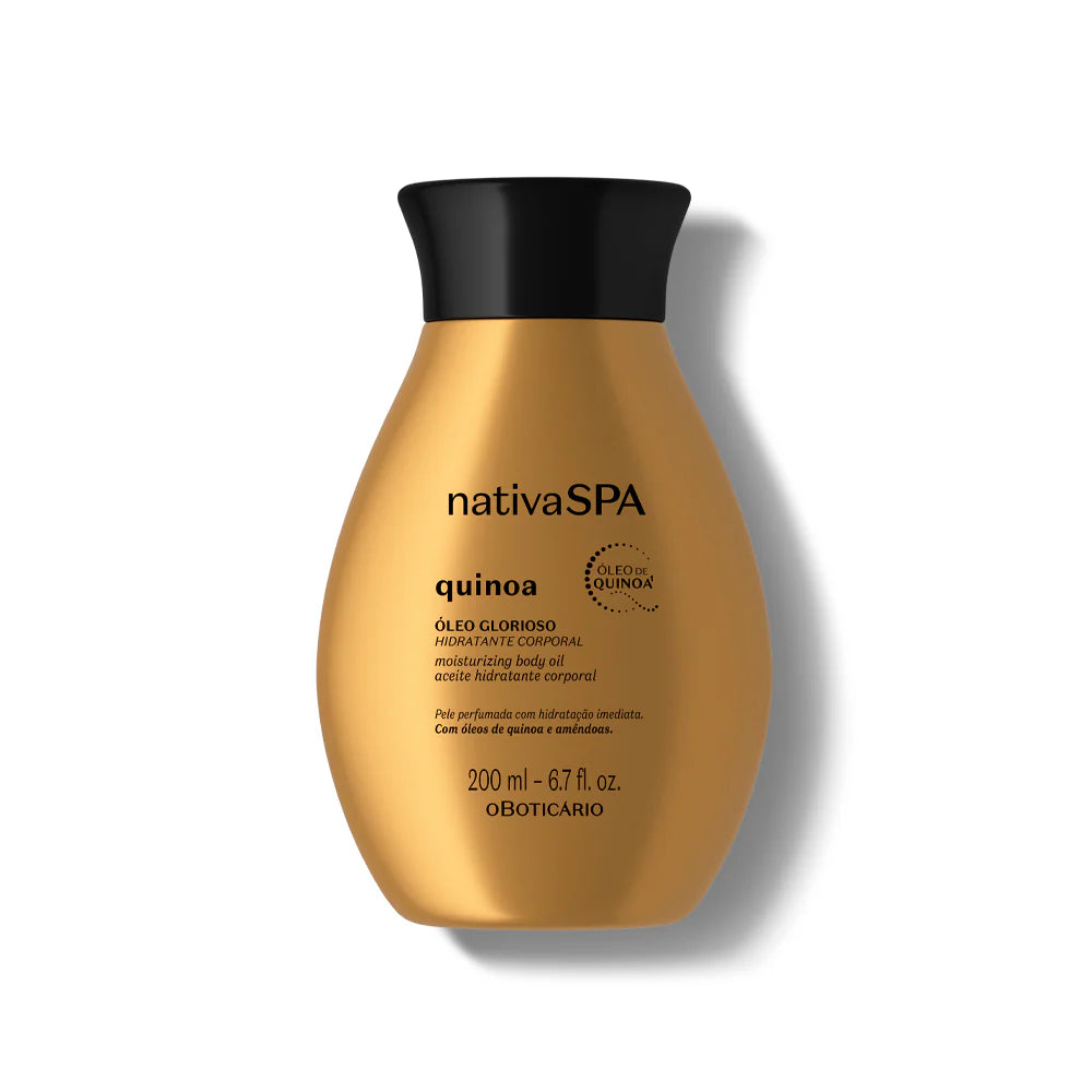 Nativa Spa Glorious Bath Oil with Quinoa and Almonds, 200ml