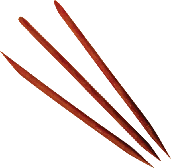 Palito  de madeira Para Unha Com 3 Unidades  Santa Clara