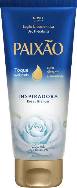 Paixão Moisturizing Lotion 200ml Tube Inspiring