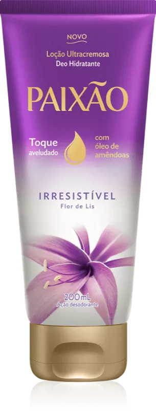 Paixão Moisturizing Lotion 200ml Tube Irresistible