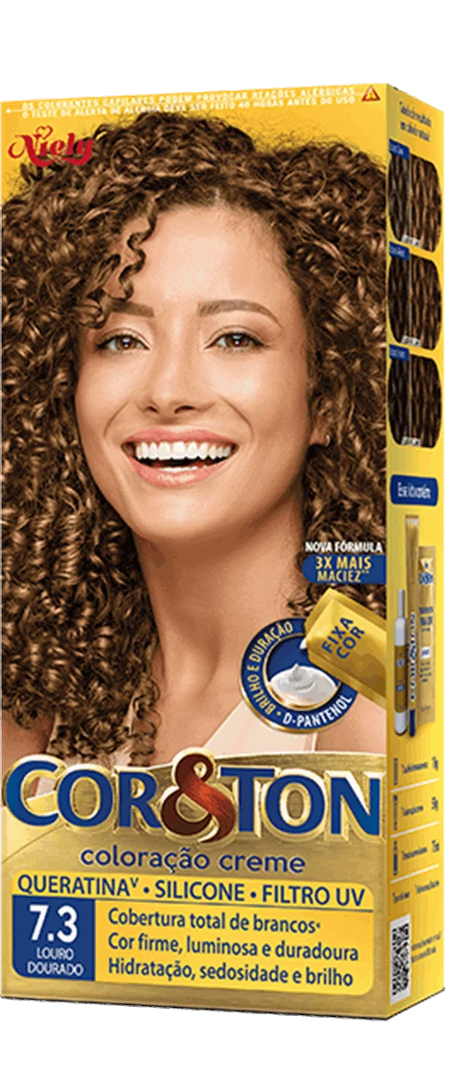 Hair Dye Color Tone 7.3 Golden Blonde