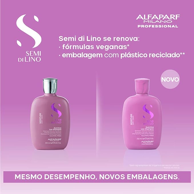 Shampoo Alfaparf Semi Di Lino Nutritive 250ml