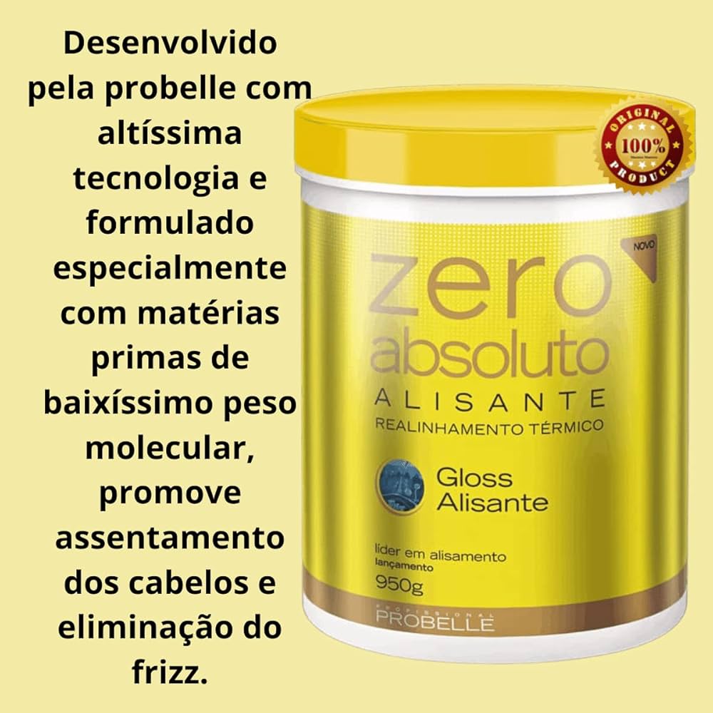 Absolute Zero Gloss Straightening 950g Probelle