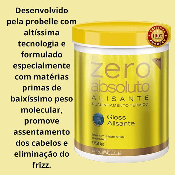 Absolute Zero Gloss Straightening 950g Probelle