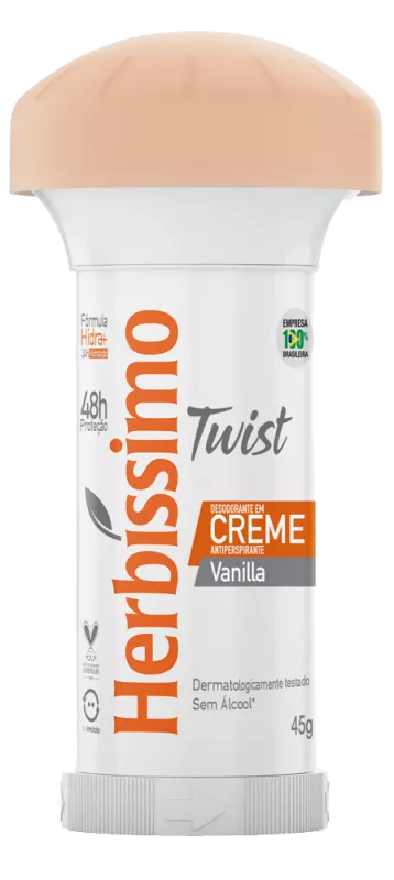 Desodorante em Creme Herbíssimo Twist Vanilla - 45g