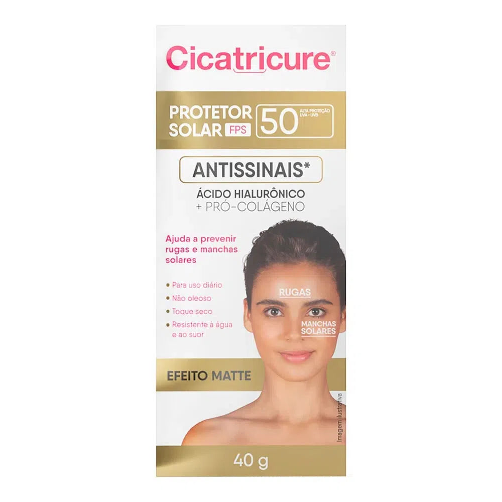 Cicatricure Anti-aging Sunscreen Matte Effect SPF50 40g