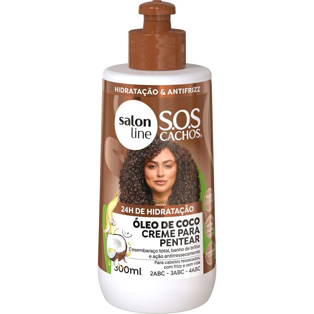 Creme de pentear Salon Line S.O.S Cachos Óleo de Coco