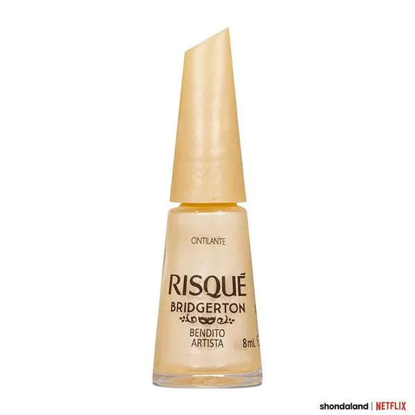 Risqué Bridgerton Bendito Artista Shimmering Yellow Nail Polish 8ml