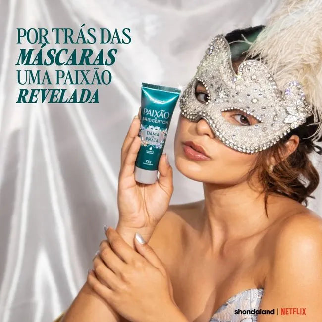 Paixão and Bridgerton Silver Lady Hand Moisturizing Lotion Deodorant 75g