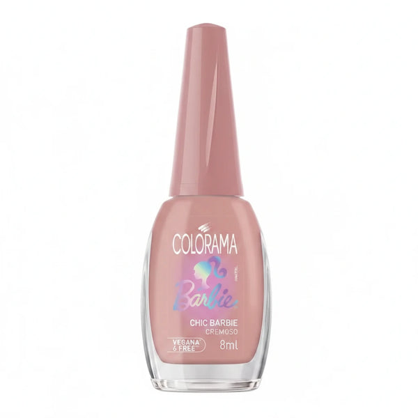 Colorama Barbie Comercial Nail Polish 8ml Chic Barbie Cremoso