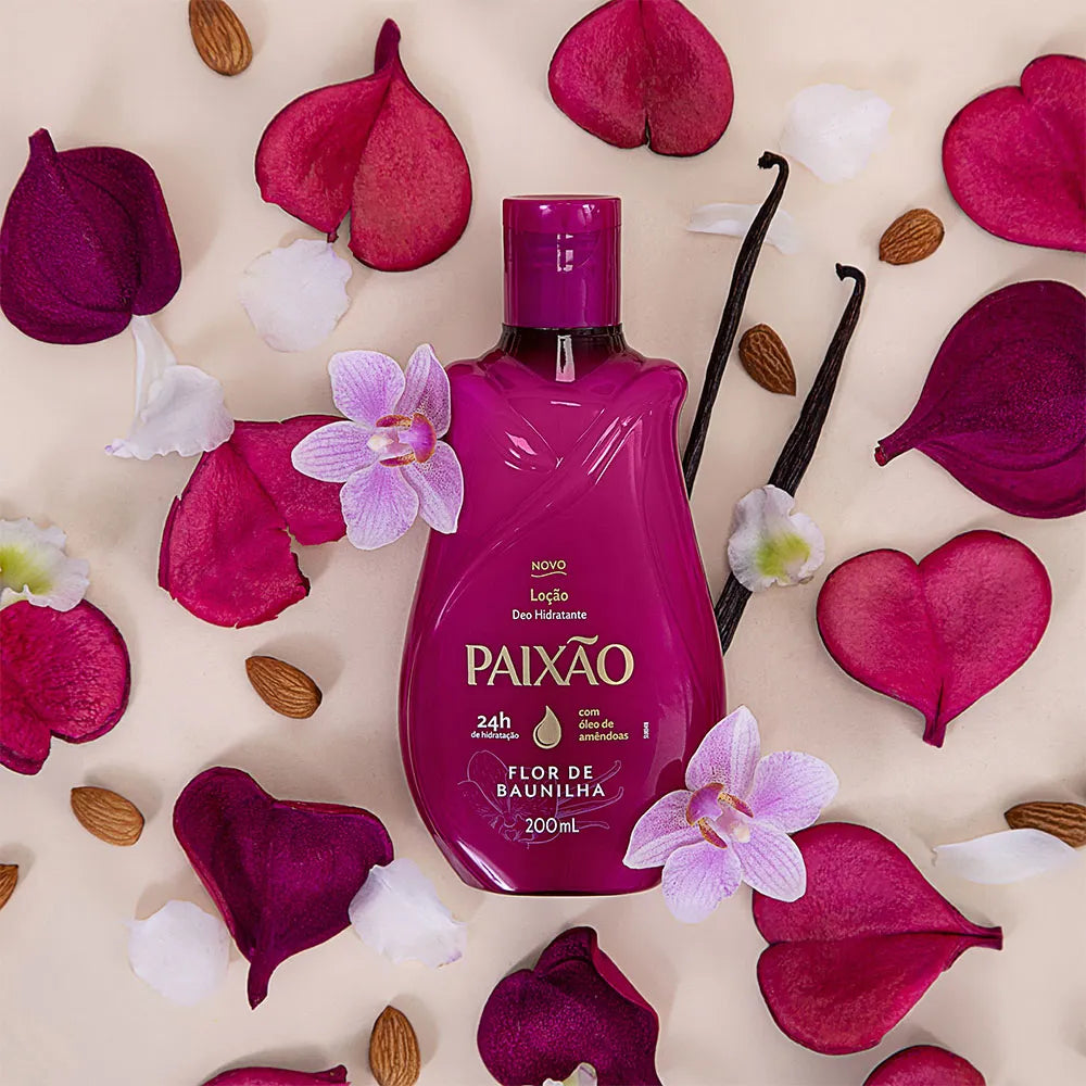 Paixão Vanilla Flower Moisturizing Lotion 200ml
