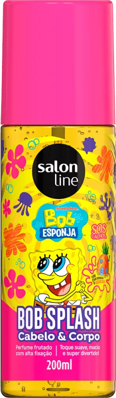 BODY SPLASH SALON LINE 200ML KIDS BOB ESPONJA