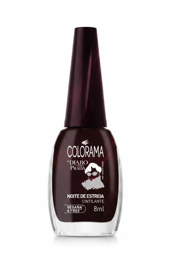 Colorama O Diabo Veste Prada Nail Polish  8ml Noite De Estreia Cintilante