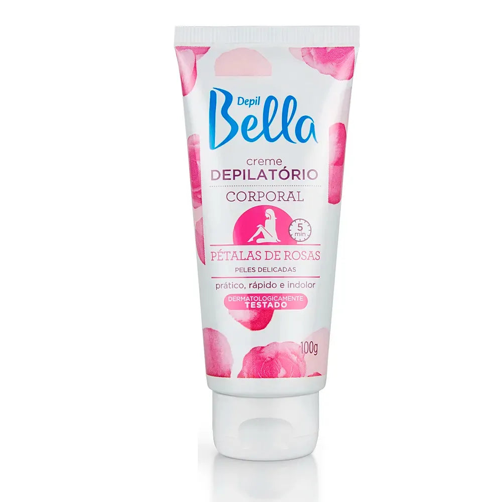 Depil Bella Rose Petal Body Hair Removal Cream - 100g
