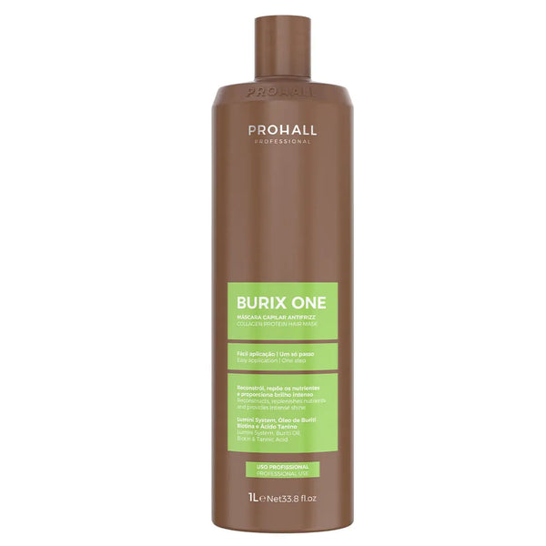 Burix One Prohall 1l Brazilian/Keratin Treatment Straightener - Organic Brazilian/Keratin Treatment Straightener