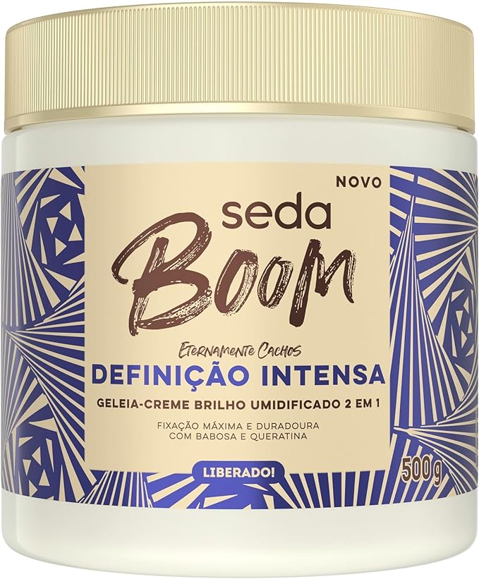 Geleia - Creme 2 em 1 Seda Boom Definição Intensa 500 g