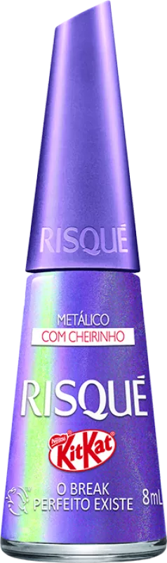 Risqué KitKat Commercial Nail Polish 8ml The Perfect Break Exists Metallic