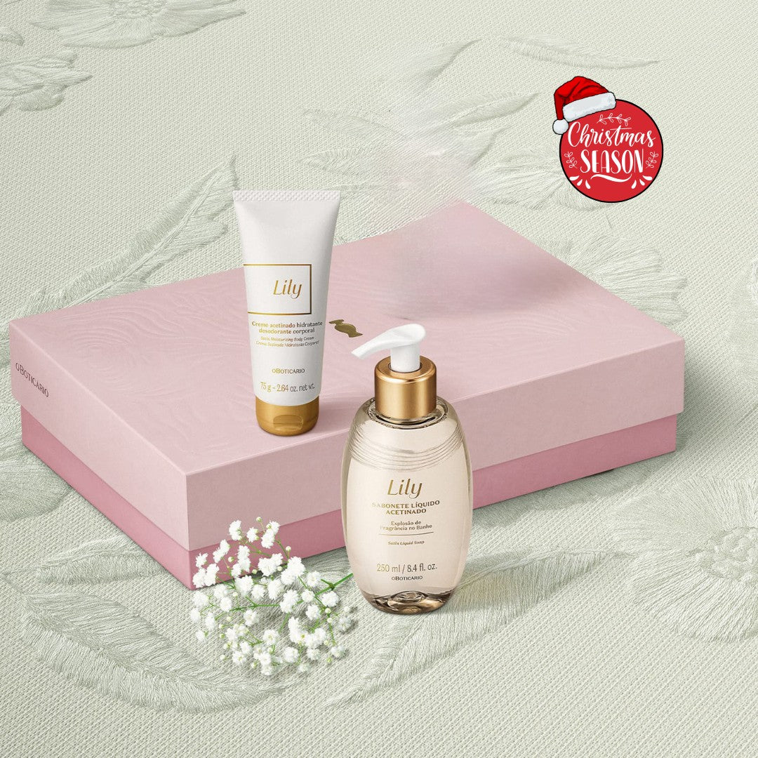 COFFRET PRESENTE DE NATAL LILY