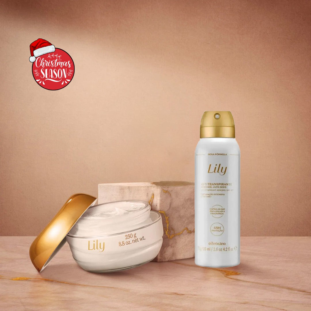 Lily Body Satin Cream + Aerosol Kit 75g