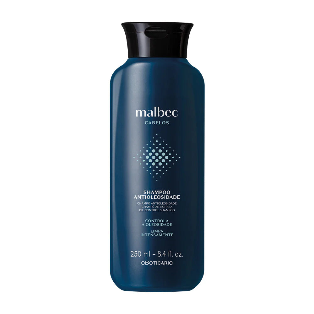 Malbec Club Shampoo for Oily Hair, 250ml