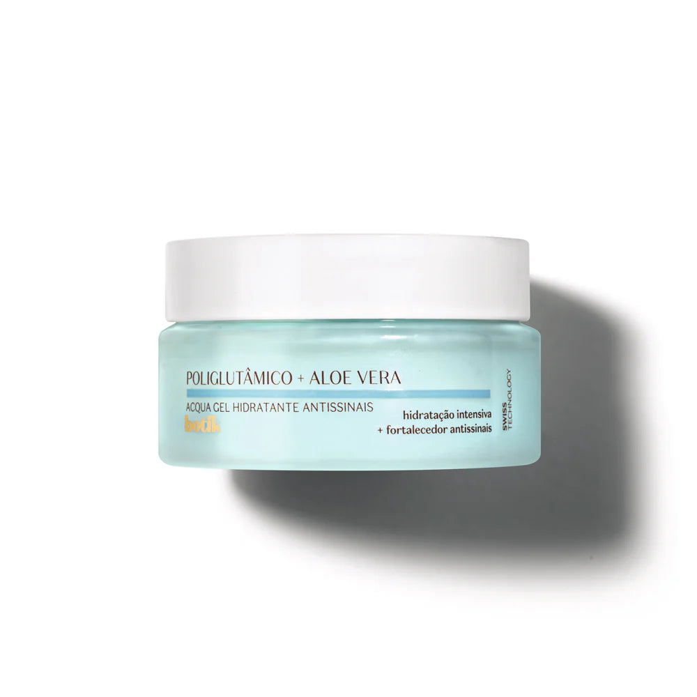 Acqua Gel Hidratante Antissinais Poliglutâmico + Aloe Vera Botik - 50g
