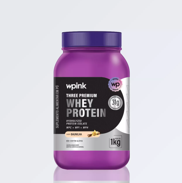 Three Premium Whey Protein Baunilha Wepink - 1kg