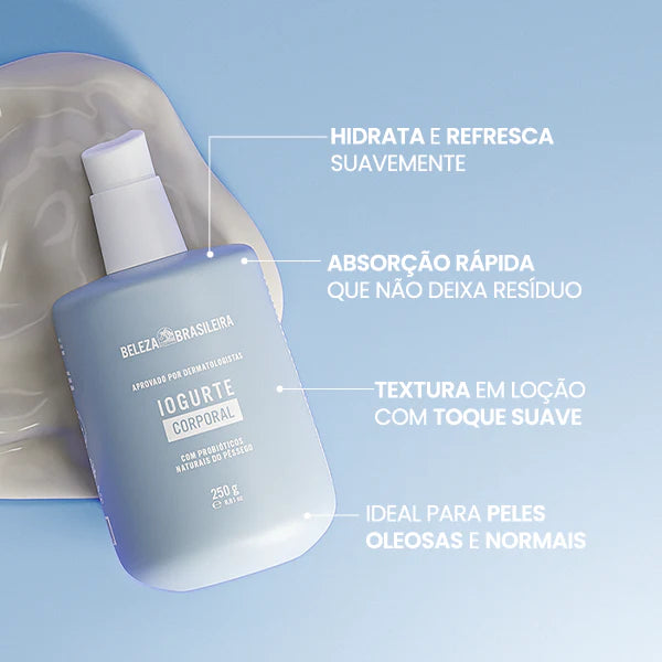 Beleza Brasileira Iogurte Corporal Hidratante Refrescante