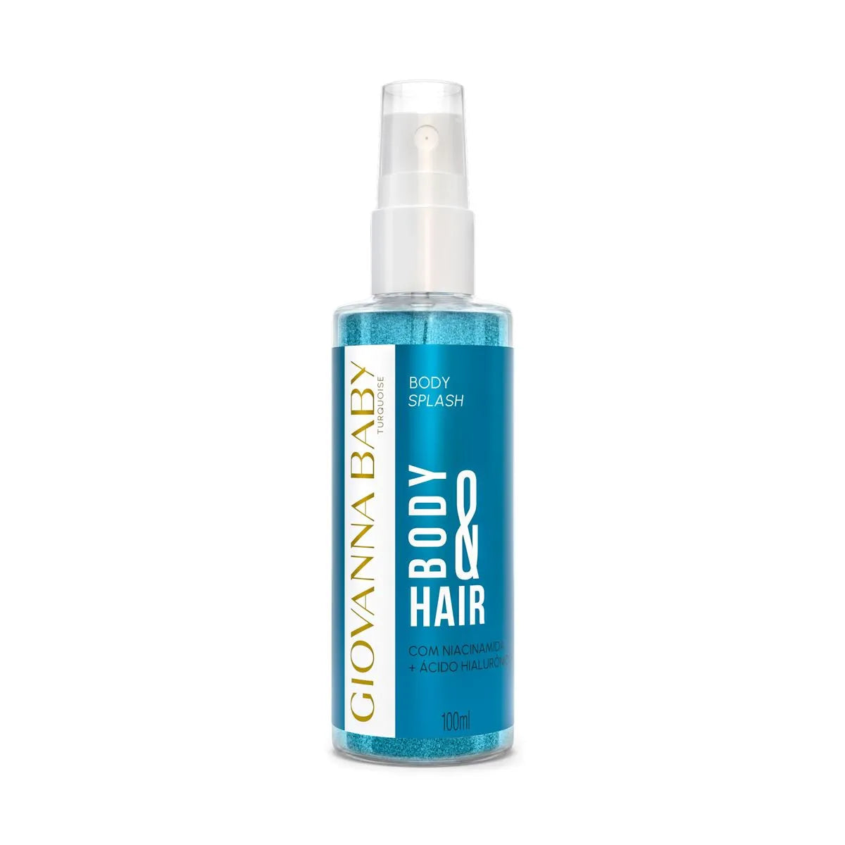 Giovanna Baby Turquoise Mini Body Splash for Body and Hair, 100ml