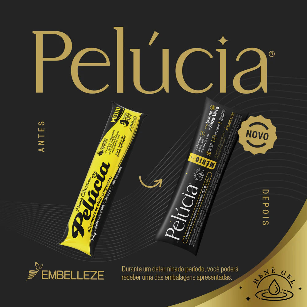 Straightening Cream Henê Pelúcia Médio 180g