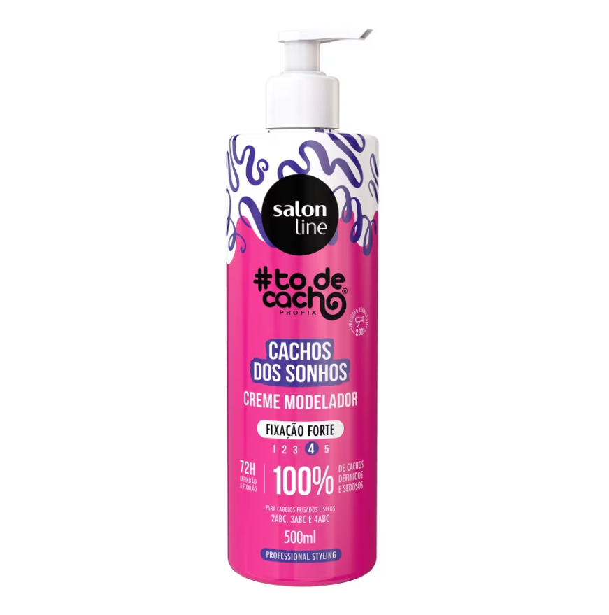 Creme Modelador Forte #todecacho Cachos dos Sonhos 500ml